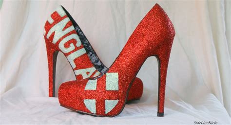 England Football High heels Football Pump, England Football Team ...