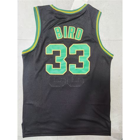 Camiseta Larry Bird #33 Boston Celtics Limited Edition Clásico Negro ⋆ MiCamisetaNBA