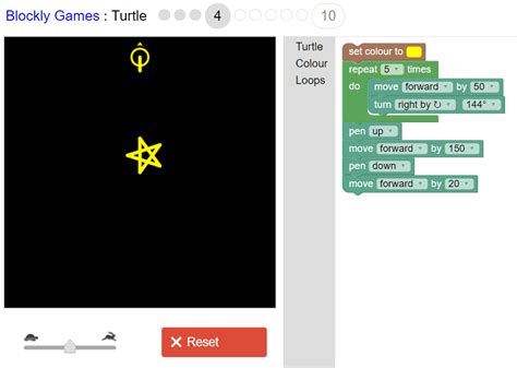 How to solve (solution) Google's Blockly Future Programmers Game: Turtle Level | Our Code World