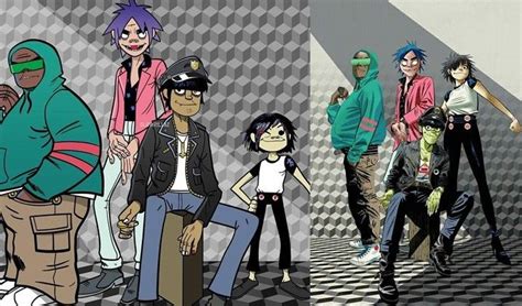 evolution of gorillaz art style | Gorillaz art style, Gorillaz art ...