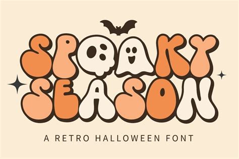 Spooky Season - A cute retro halloween font (2135194)