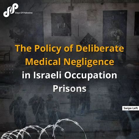 The Israeli Prison Service has adopted a policy of deliberate medical ...