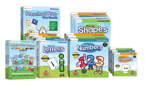 Preschool Prep Pack (books + DVDs)