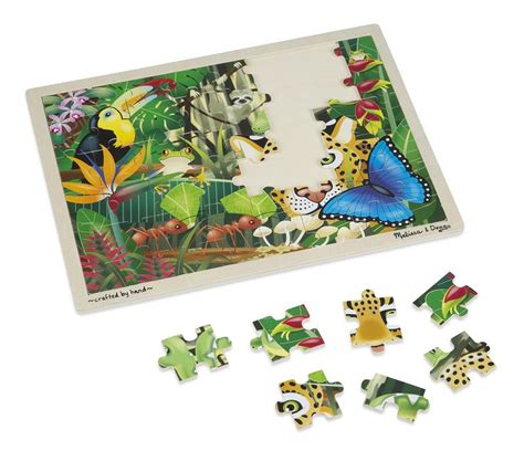 Rainforest Puzzle | Wooden jigsaw puzzles, Wooden jigsaw, Puzzle set