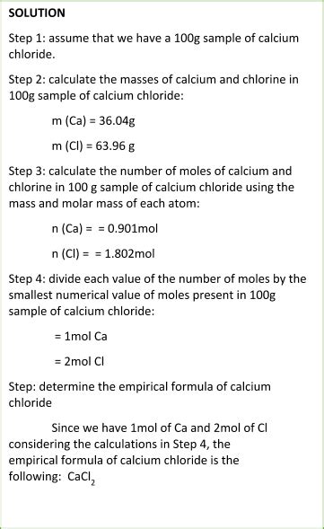 Empirical and Molecular Formula | Chemistry Revision Notes