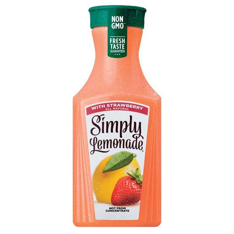 Simply Lemonade with Strawberry - Shop Juice at H-E-B