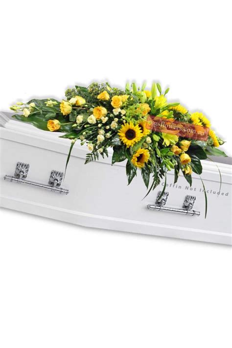 Low Price Fast Delivery Funeral Casket Fresh Flower in Melbourne