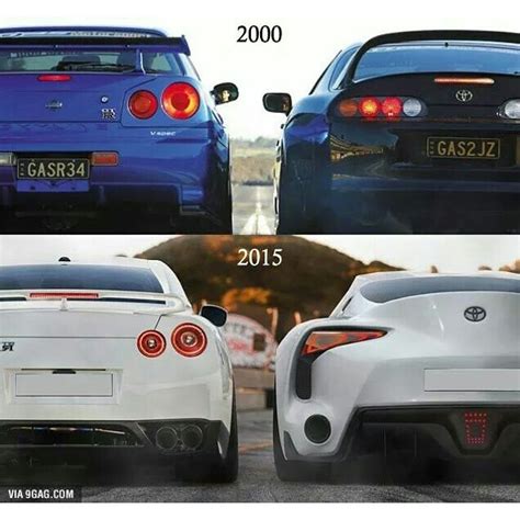 Nissan skyline gtr r34 vs toyota supra