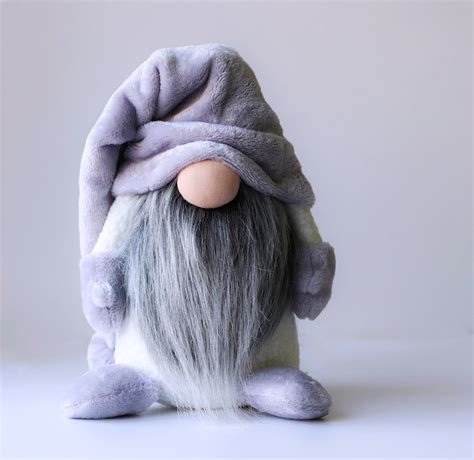 Christmas gnomes sewing pattern PDF at grey velvet gnome hat | Etsy