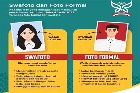 Contoh Swafoto Syarat CPNS 2023 yang Benar : Catat Syaratnya - Klik ...