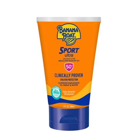 Banana Boat Sport Performance Broad Spectrum Sunscreen SPF 50 Travel Size - Shop Sunscreen ...