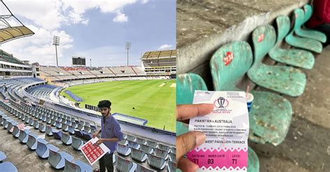 Cricket World Cup 2023: A Fan Posts The Pathetic Condition Of Seats In ...