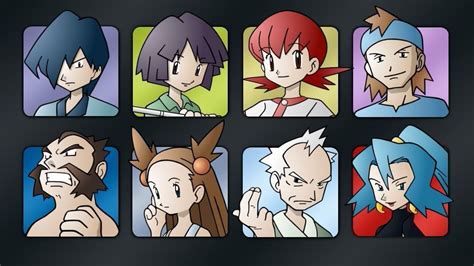 Pokemon Images: Pokemon All Johto Gym Leaders