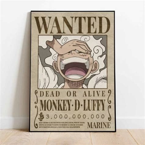 Wanted Poster One Piece Luffy Gear 5 Etsy – NBKomputer