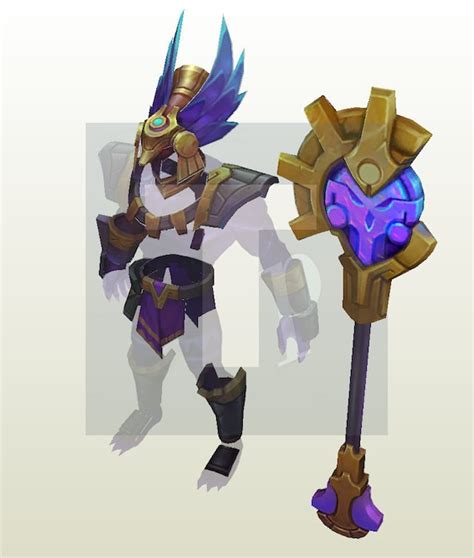 Worldbreaker Nasus Full Cosplay Template for Foam/paper - Etsy Hong Kong