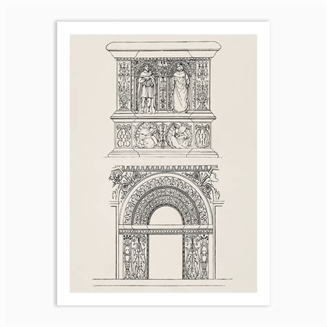 Ancient Architecture, Owen Jones Art Print by Fy! Classic Art Prints and Posters - Fy