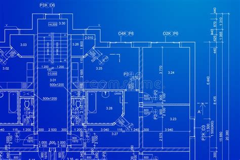 Blueprint stock image. Image of drafts, dimensions, building - 22941165