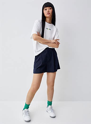 Tennis logo boxy-fit tee | Lacoste | Women's Short-Sleeve T-shirts | Simons