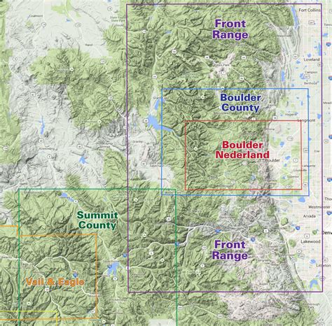 Map Colorado Front Range – Get Map Update