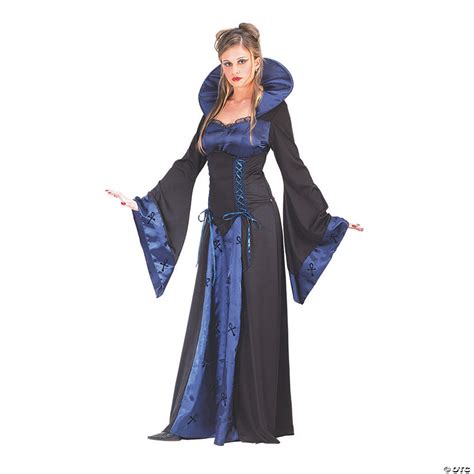 Women’s Blue & Black Vampiress Costume - Small/Medium | Oriental Trading