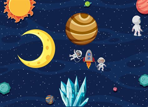 Space element in space background 7204893 Vector Art at Vecteezy