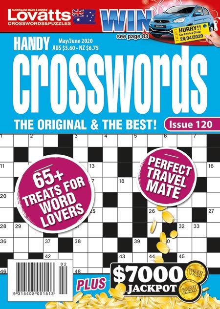 Play the daily Universal crossword puzzle at Lovatts – home of the best quality online puzzles ...