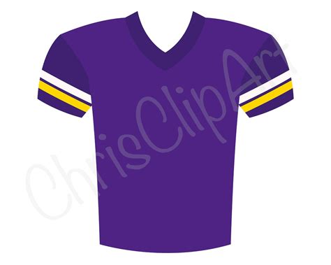 Purple Football Jersey SVG PNG JPG Purple Jersey Clipart Football ...