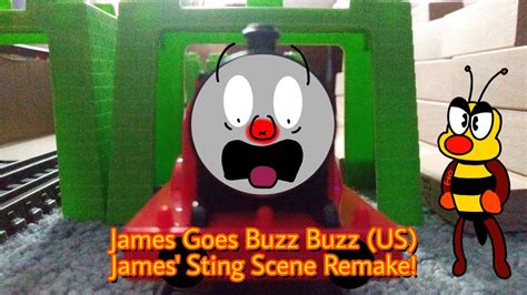 Thomas and Friends | James Goes Buzz Buzz Sting Scene Remake! (Trackmaster, TOMY, Plarail) - YouTube