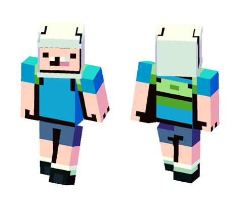 Download Adventure Time - Finn Minecraft Skin for Free. SuperMinecraftSkins