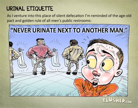 Urinal Etiquette | The Flushed