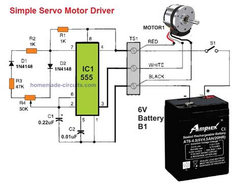 ellenállás keverék víz servo motor circuit zamatos Állomás Kerek