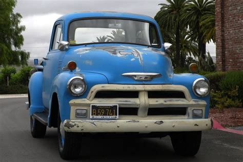 1. 1955 Chevy Truck Blue - Dusty Cars