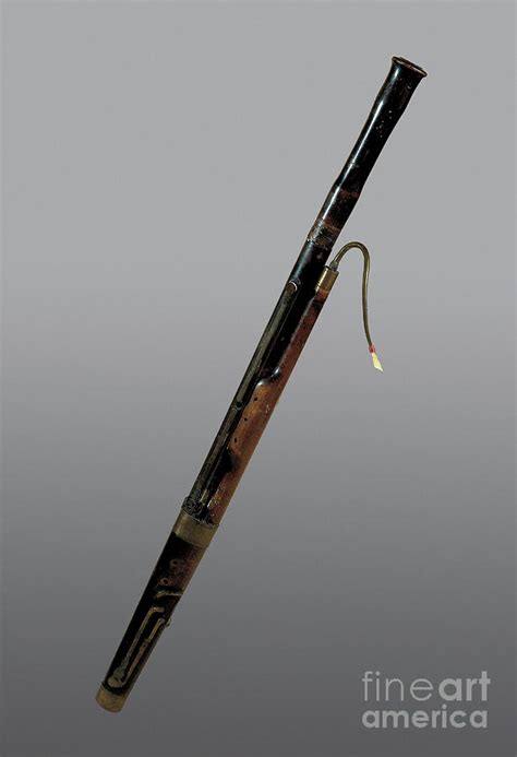 Wind Instrument: 18th Century Bassoon. Barcelona. Musee Of Music ...