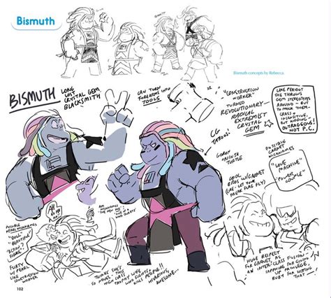 HD Bismuth Concept Art | Steven Universe | Steven universe art book ...