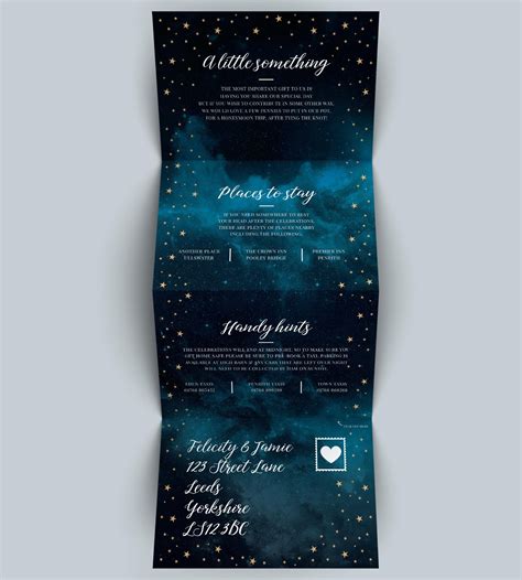 Celestial Wedding Invitation Wedding Invitation Template | Etsy