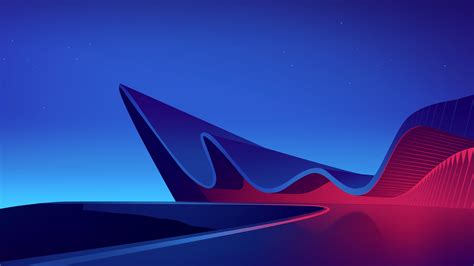 Neon Wave Architecture 4K Wallpapers | HD Wallpapers | ID #28792