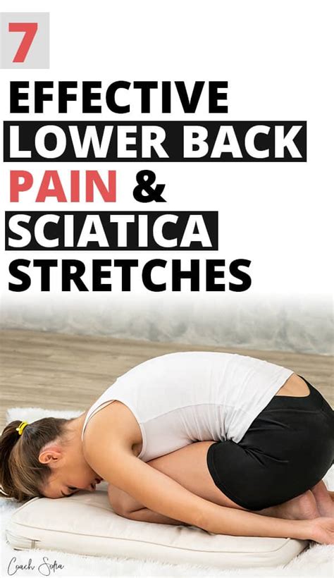 7 Amazing Stretches for Lower Back Pain and Sciatica Relief - Coach Sofia Fitness