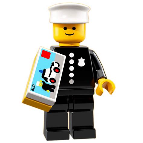 Classic Police Officer – Series 18 Lego Minifigure – Lego Minifigures ...