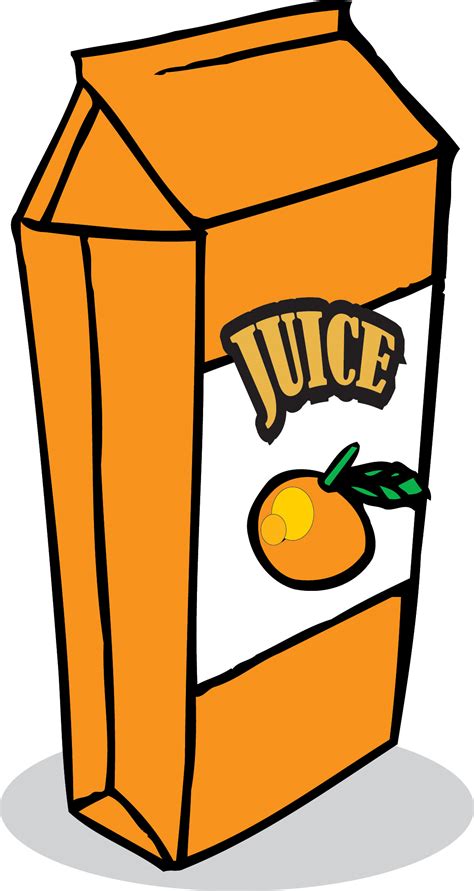 orange juice box clipart - Clip Art Library
