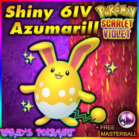 AZUMARILL SHINY 6IV // Pokemon Scarlet and Violet Raid Battle - Etsy Canada