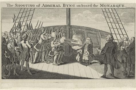 The Unexpected Execution of Admiral Byng – Histories of the Unexpected