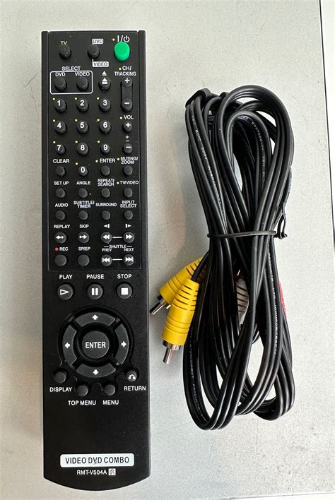 Sony DVD VCR Combo Player Vhs Remote & Cables SLV-D360P - Etsy