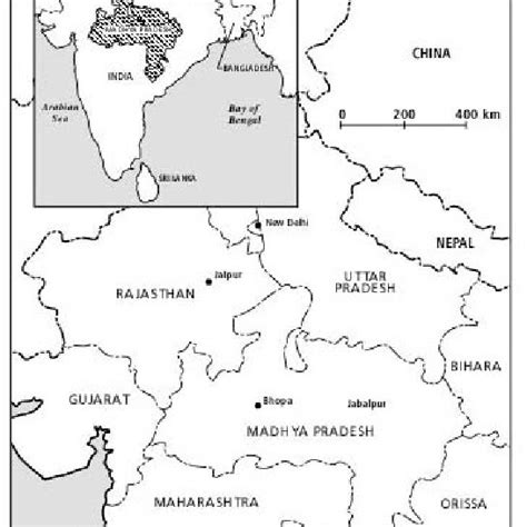 Jabalpur district, Madhya Pradesh, India. | Download Scientific Diagram