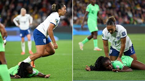 Nigeria's Michelle Alozie has classy reaction after England's Lauren ...