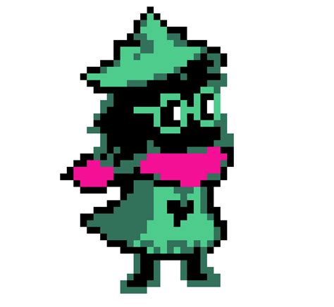 Pixilart - Ralsei Battle Sprite by Bravewolf