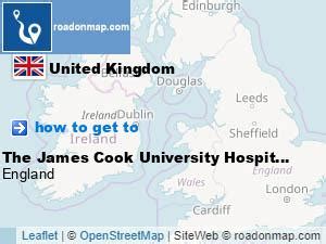 How to get to The James Cook University Hospital