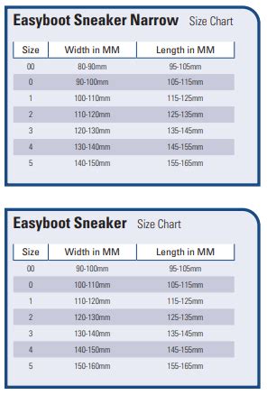 Easyboot glove backcountry size chart - maiorepublic