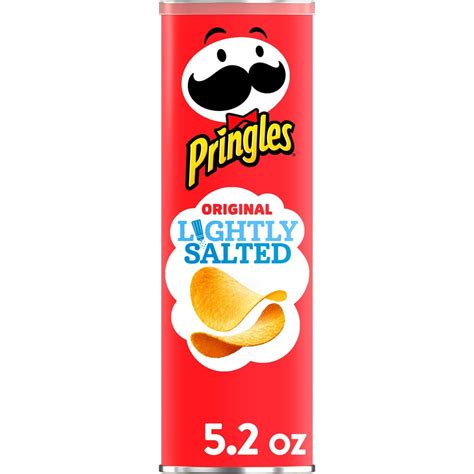 Pringles Potato Crisps Chips, Lightly Salted Original, Snacks On The Go, 5.2oz - Walmart.com ...