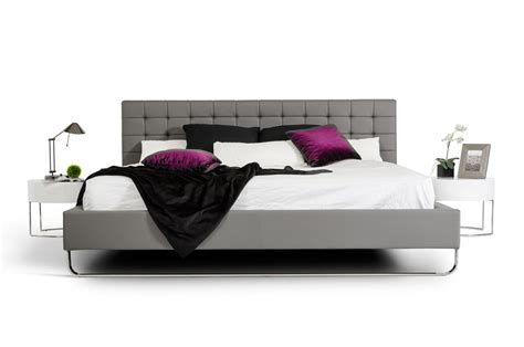 Elegant Leather Modern Platform Bed Tulsa Oklahoma VGEM