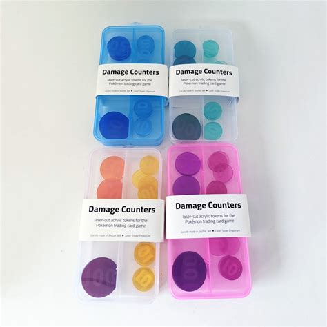 Damage Counters WITH BOX Pokemon TCG Damage Markers - Etsy